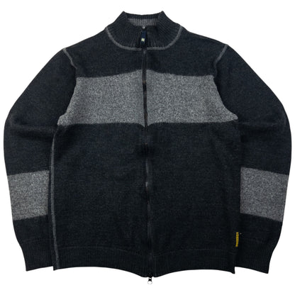 Vintage Armani Jeans Zip Up Jumper Size XS