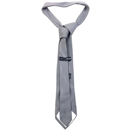 Vintage 90s YSL Yves Saint Laurent Monogram Silk Tie