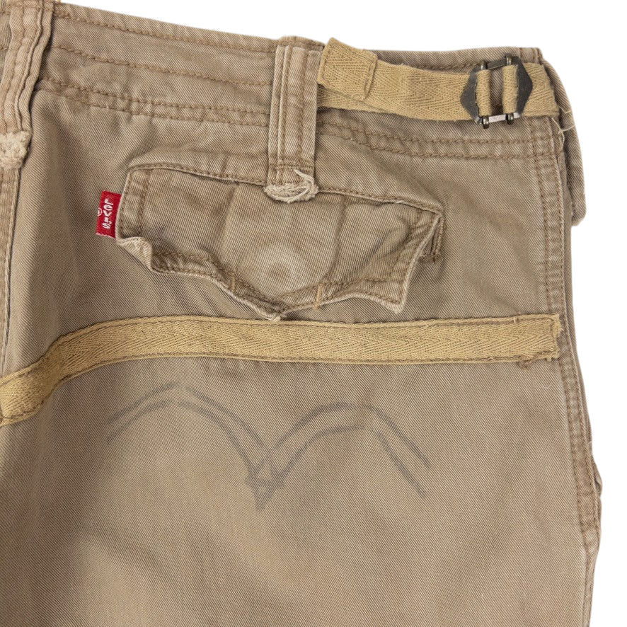 Vintage Levi's Cargo Trousers Size W35