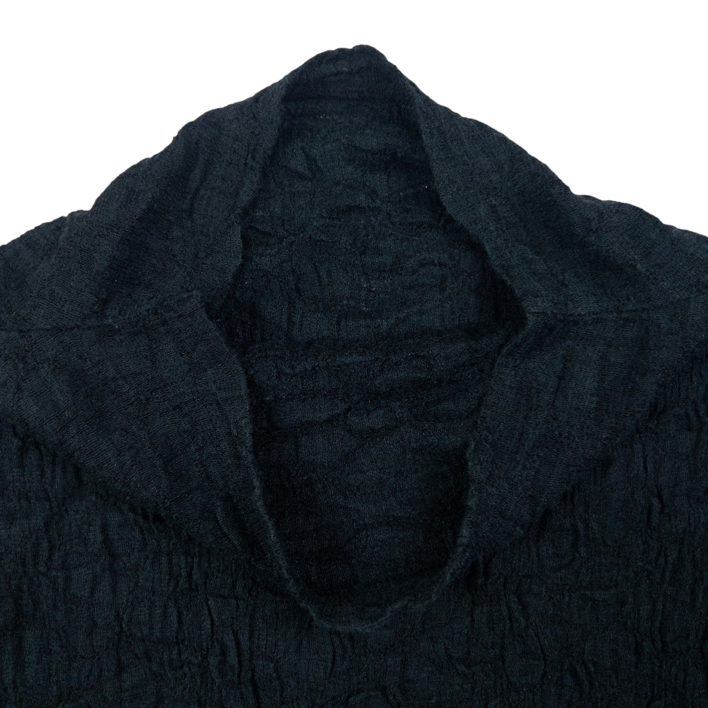 Vintage Plantation By Issey Miyake Mock Neck Long Sleeve Top Womens Size M