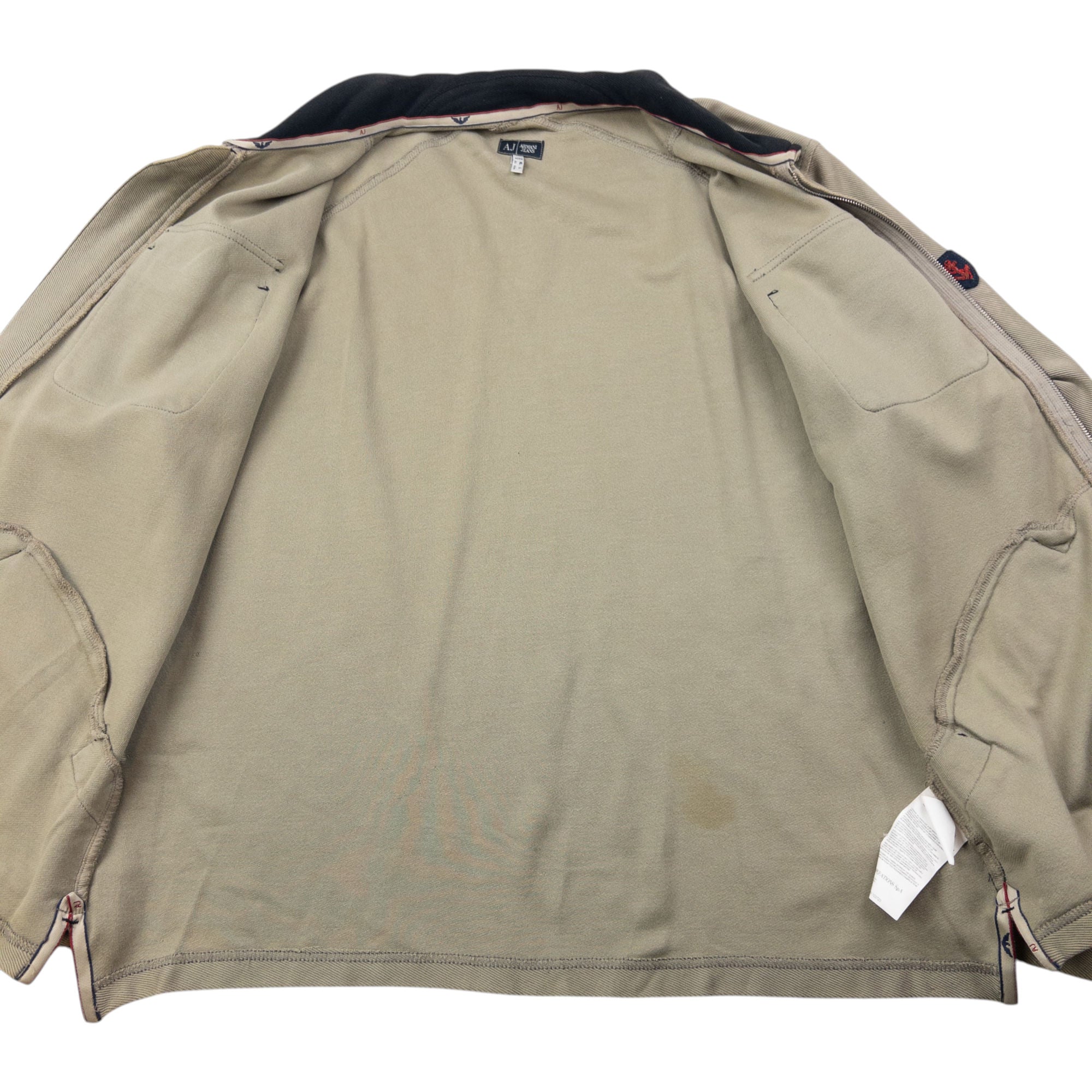 Vintage 2000s Armani Jeans Zip Up Jacket Size XL