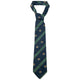 Vintage 80s Burberry Striped Monogram Silk Tie