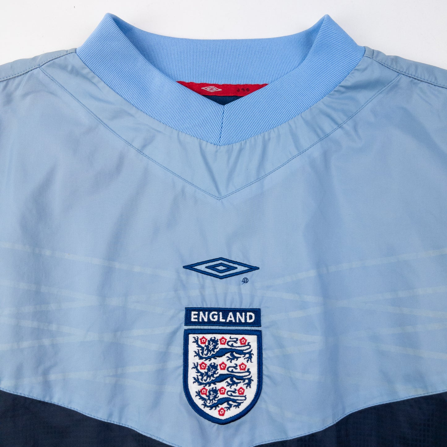 Vintage 2001 Umbro England Football Pullover Jacket Size L