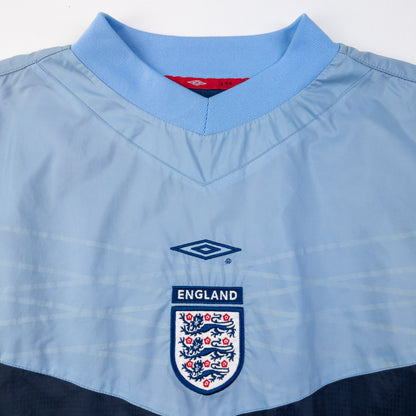 Vintage 2001 Umbro England Football Pullover Jacket Size L