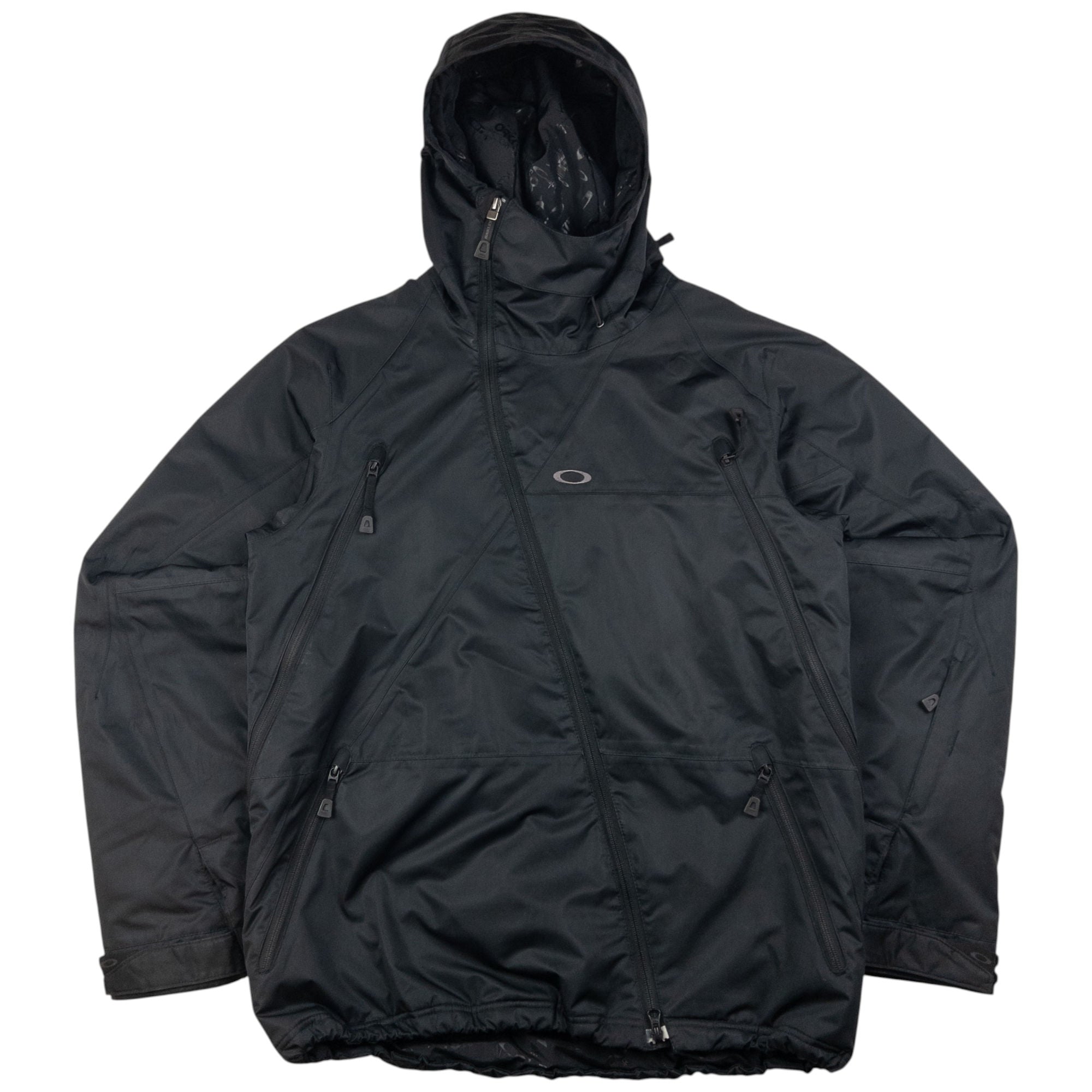 Vintage Oakley Asymmetrical Zip Snowboarding Jacket Size L
