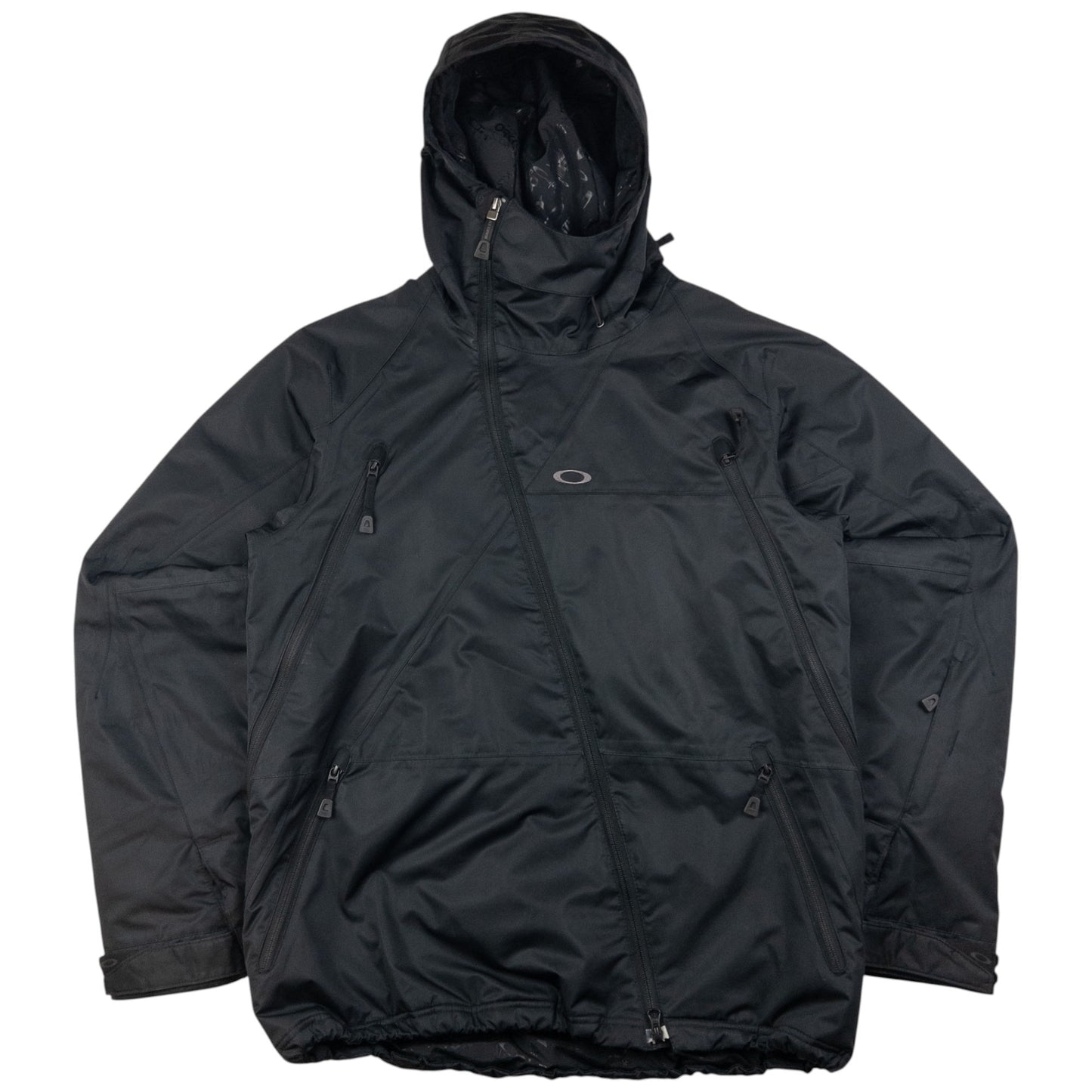 Vintage Oakley Asymmetrical Zip Snowboarding Jacket Size L