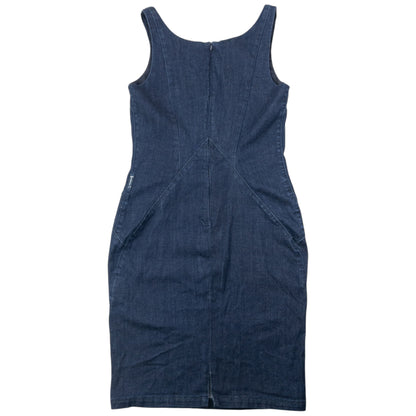 Vintage 2000s Armani Jeans Denim Dress Womens Size S