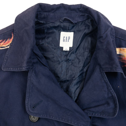 Vintage 2000s GAP Hand Painted Dragon Jacket Womens Size L