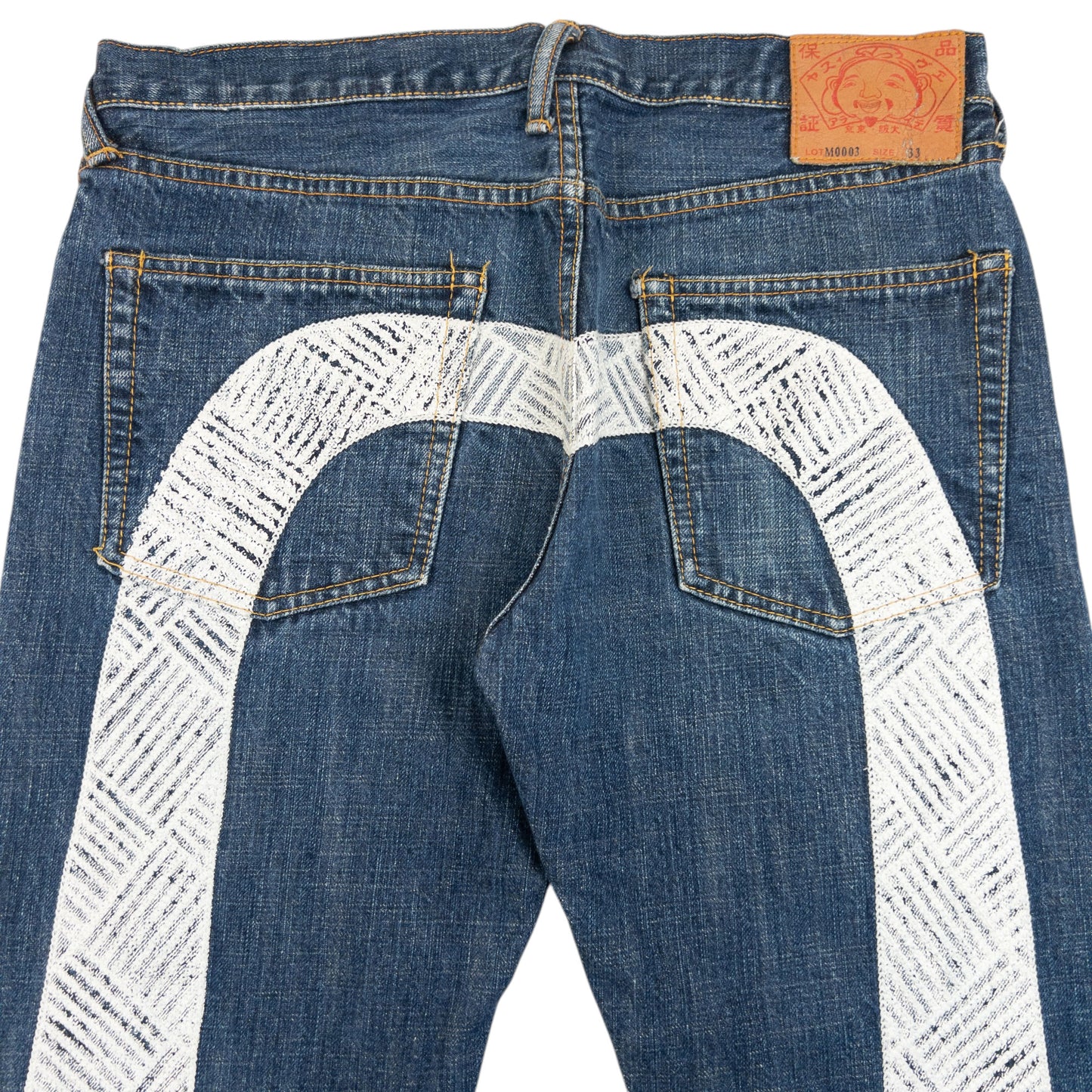 Vintage 2000s Evisu Embroidered Daicock Japanese Denim Jeans Size W32