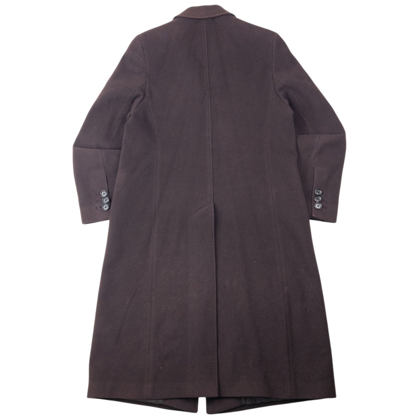 Vintage 2000s Burberry Cashmere Longline Jacket Womens Size XL