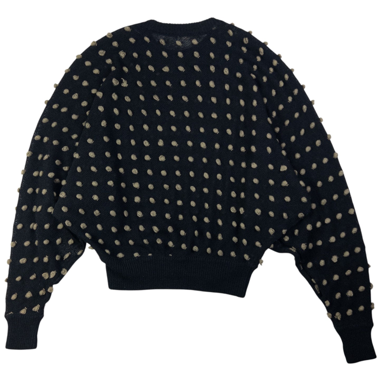 Vintage 1980S Issey Miyake Batwing Bobble Knit Jumper Size L