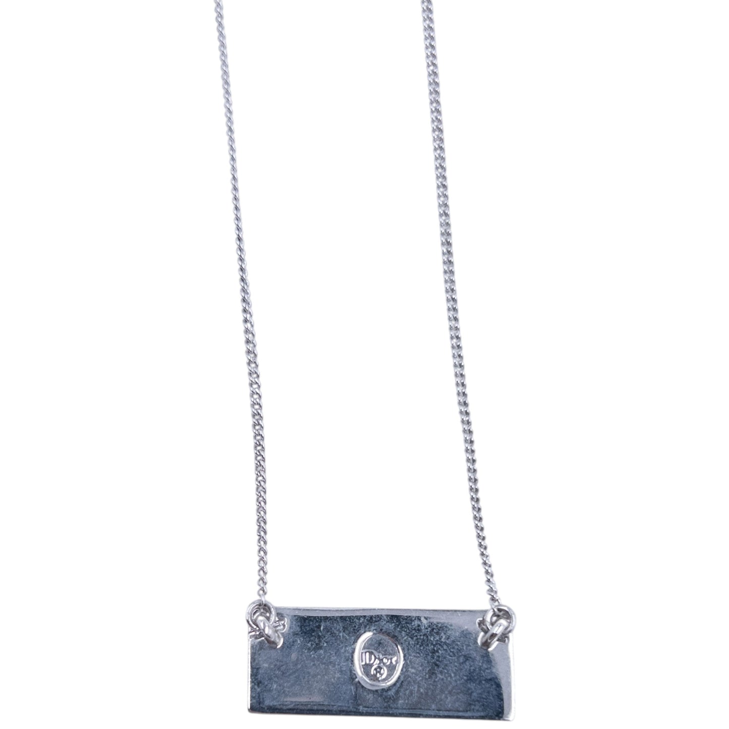 Vintage 2000s Dior By John Galliano Monogram Number Necklace