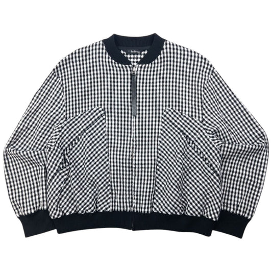 Vintage Yohji Yamamoto Checkered Bomber Jacket Womens Size M