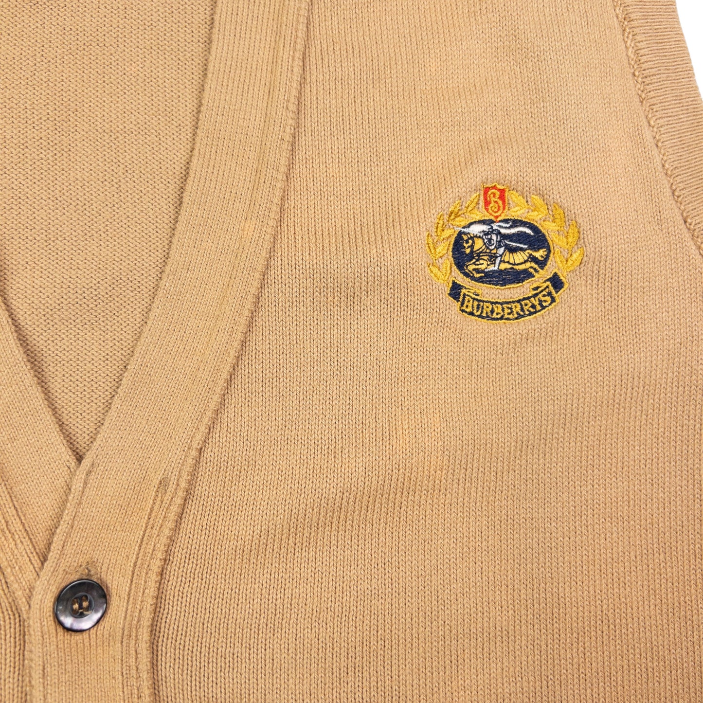 Vintage Burberry Cardigan Sweater Vest Size L