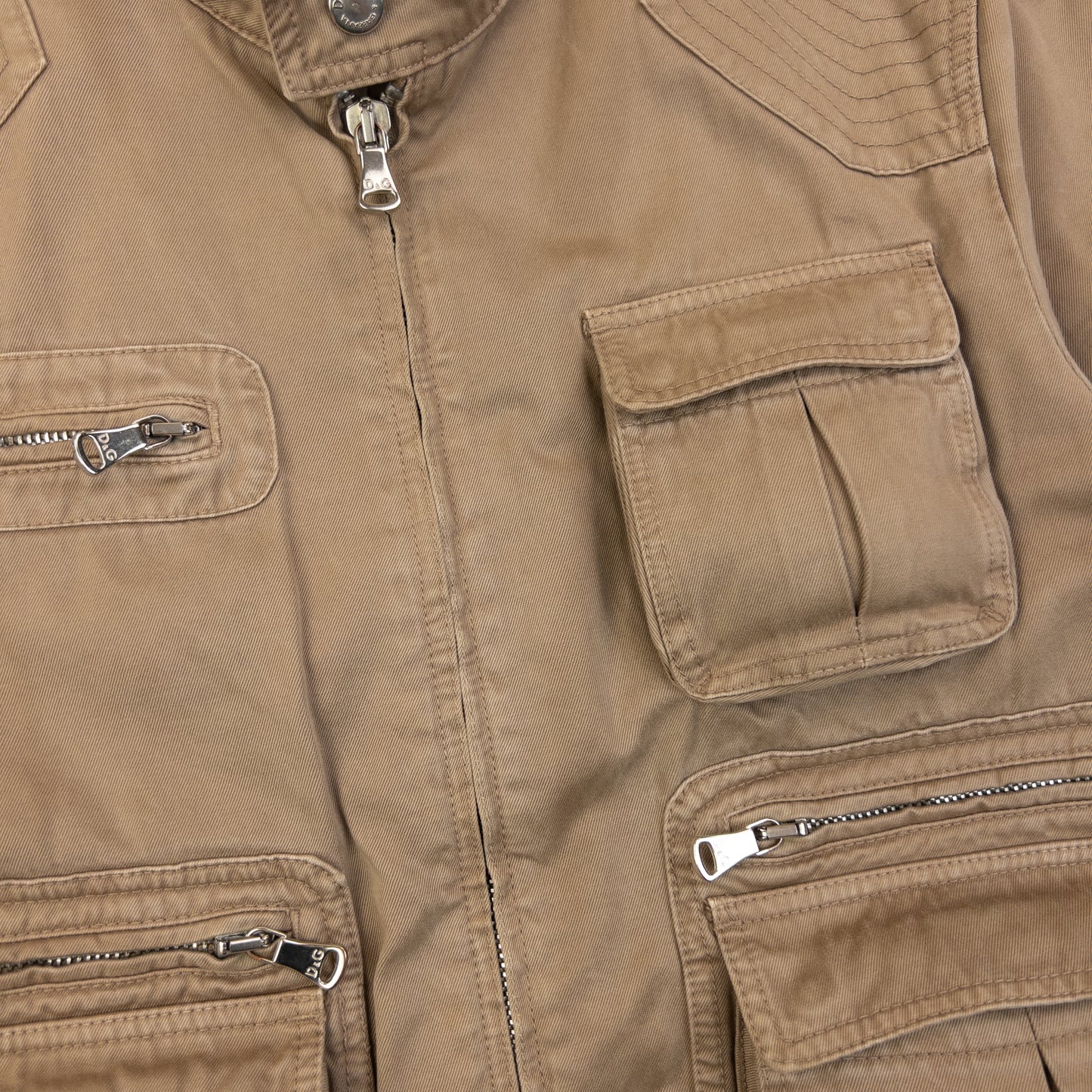 Vintage 2000s Dolce & Gabbana Multi Pocket Cargo Jacket Size S