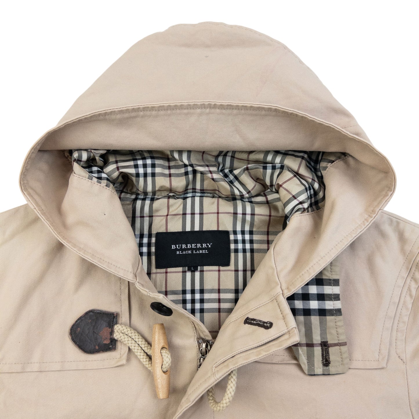 Vintage 2000s Burberry Black Label Duffle Jacket Womens Size M