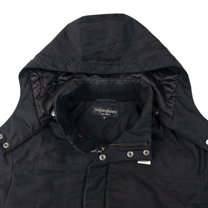 Vintage YSL Yves Saint Laurent Padded Zip Up Jacket Size M