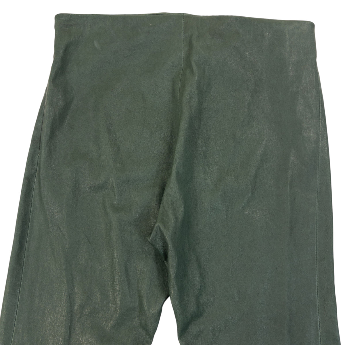 Vintage 2013 Balenciaga Zip Cuff Leather Trousers Womens Size W29
