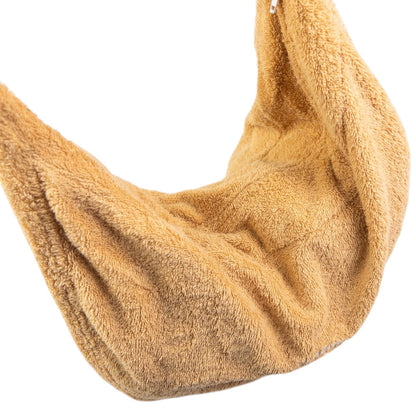 Vintage Burberry Terry Cloth Hobo Shoulder Bag