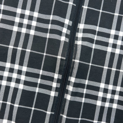 Vintage 2000s Burberry Nova Check Zip Up Sweatshirt Womens Size M