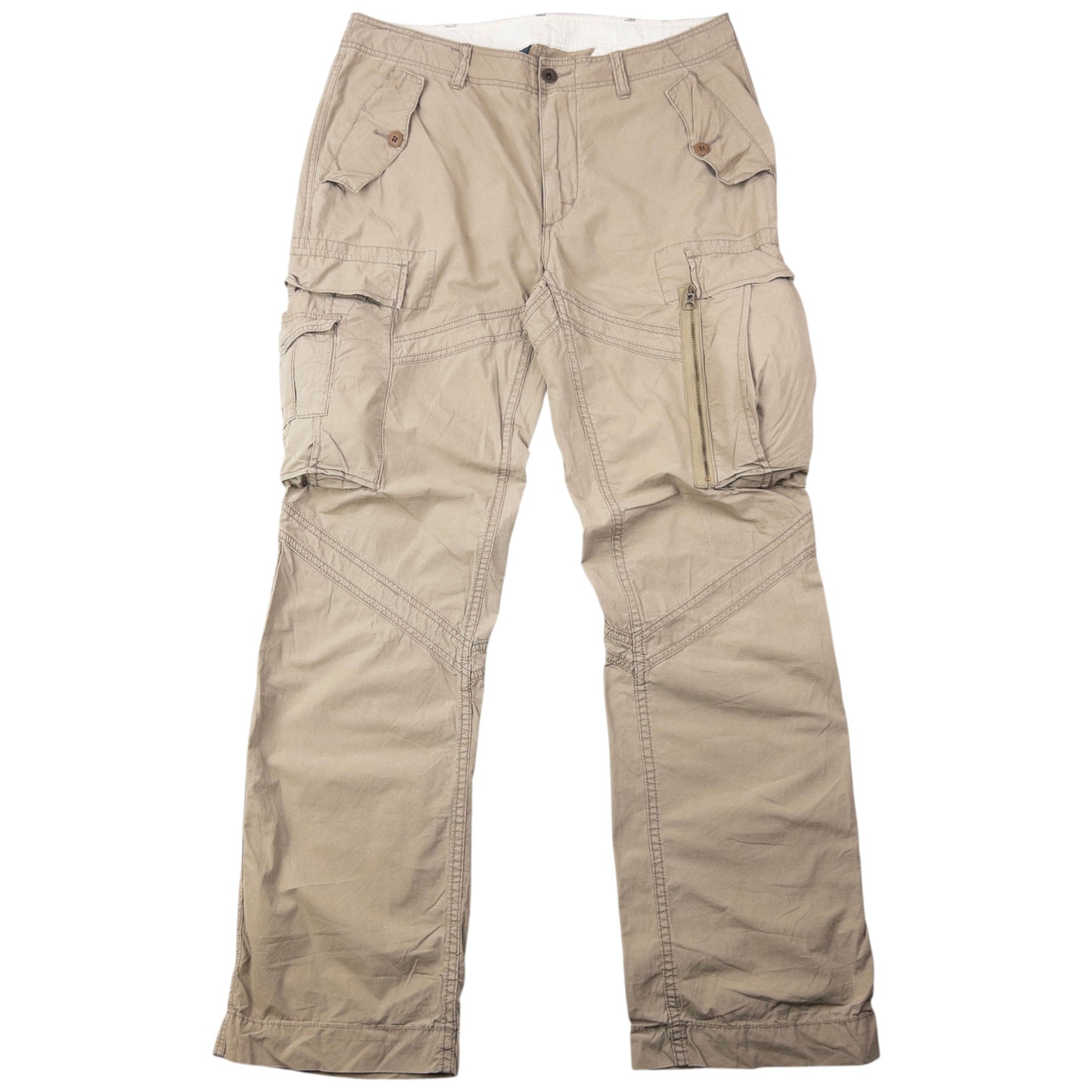 Vintage 90s Polo Ralph Lauren Cargo Trousers Size W35