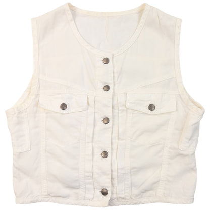 Vintage 2000s Marithe + Francois Girbaud Button Up Vest Womens Size S