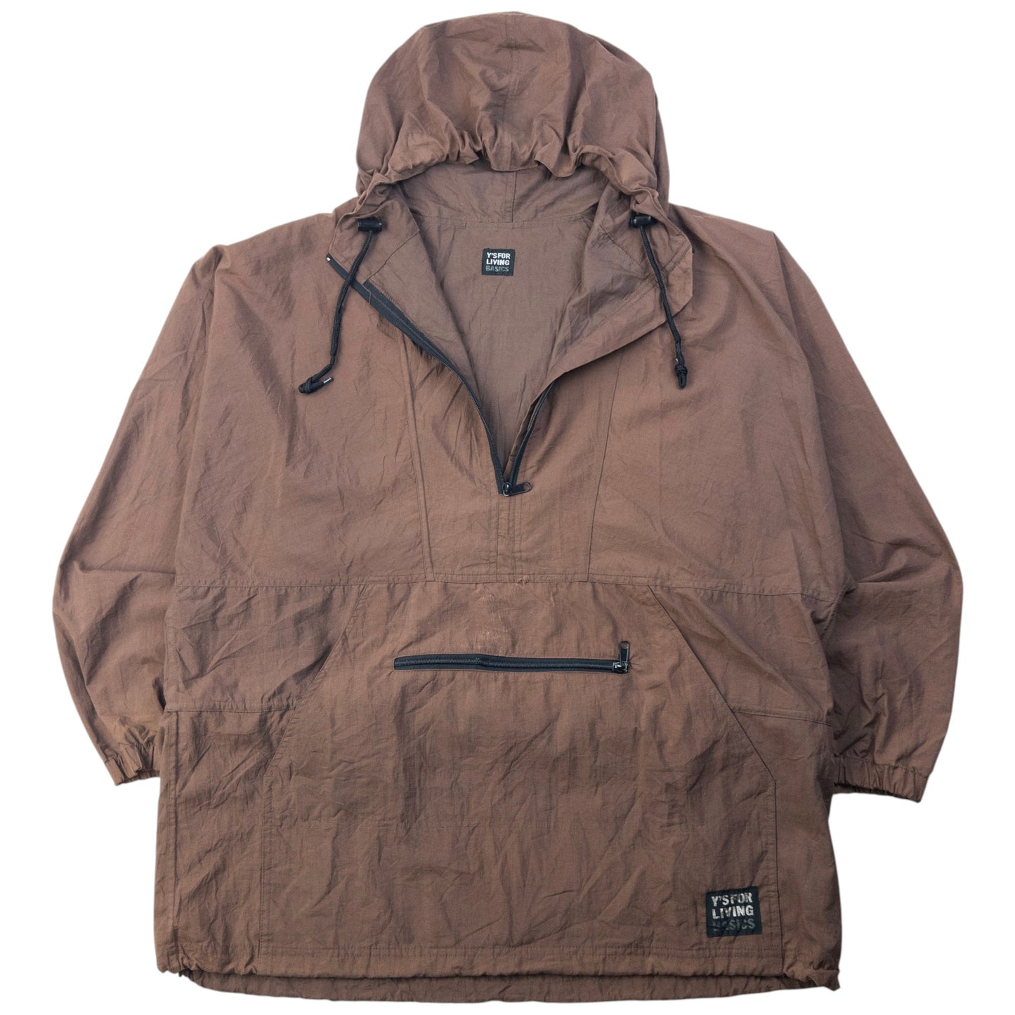 Vintage 90s Yohji Yamamoto Packable Q Zip Jacket Size L