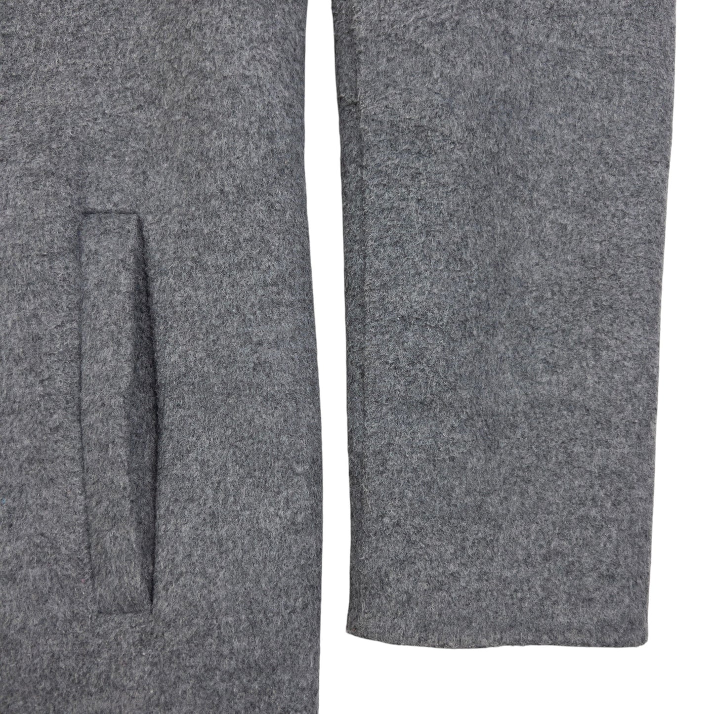 Vintage Armani Jeans Longline Wool Wrap Jacket Size M