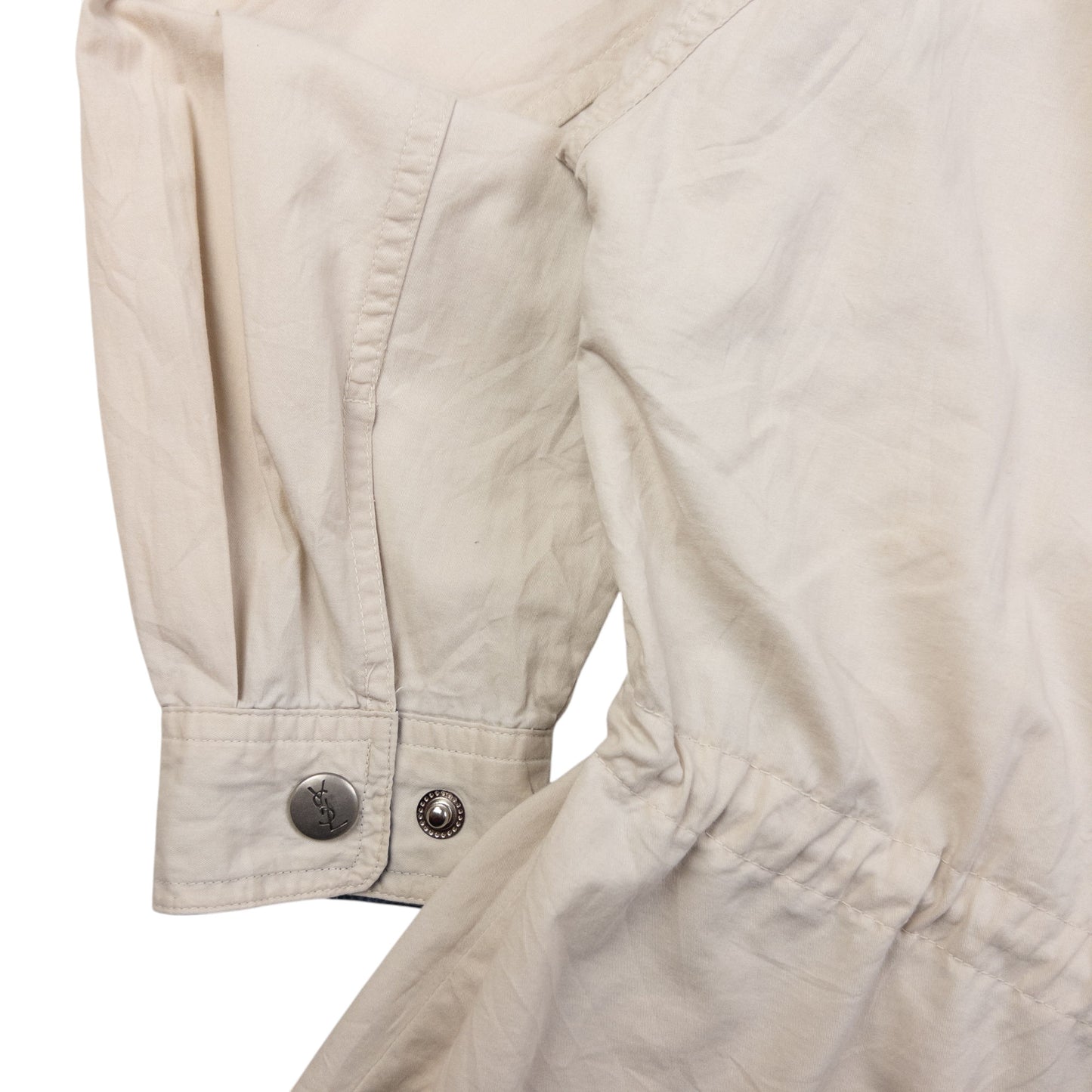 Vintage YSL Yves Saint Laurent Zip Up Jacket Size M