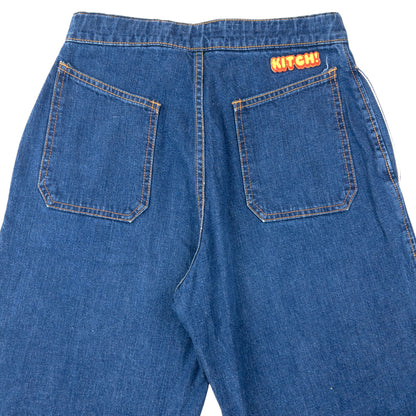 Vintage 90s Hysteric Glamour KITCH! Flared Denim Jeans Womens Size W25