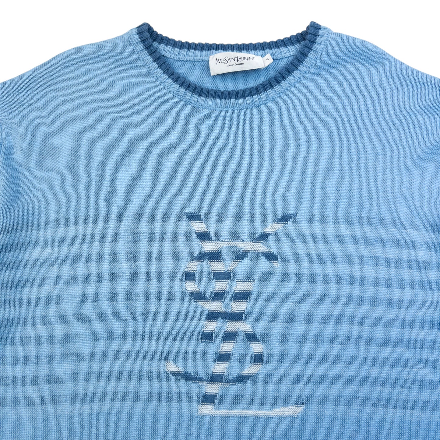 Vintage 2000s YSL Yves Saint Laurent Knit Jumper Size L