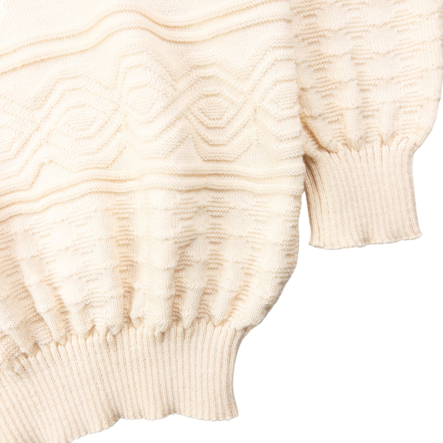 Vintage 90s Burberry Embroidered Wool Knit Jumper Size L