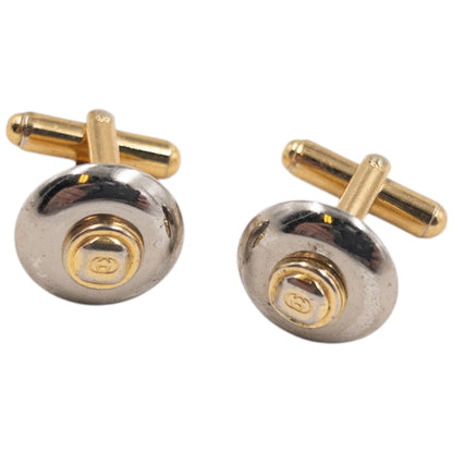 Vintage 90s Gucci Embossed Cufflinks