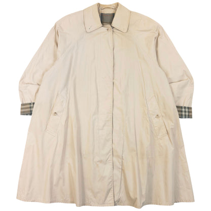 Vintage 80s Burberry Trench Jacket Size XL