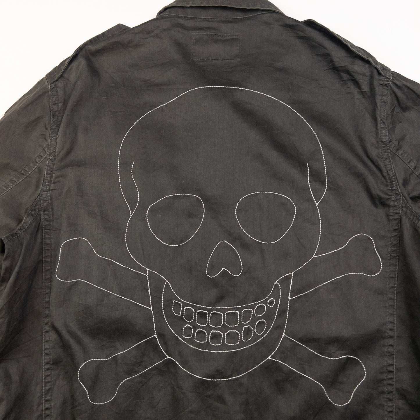 Vintage PPFM Skull Lightweight Military Jacket Size M