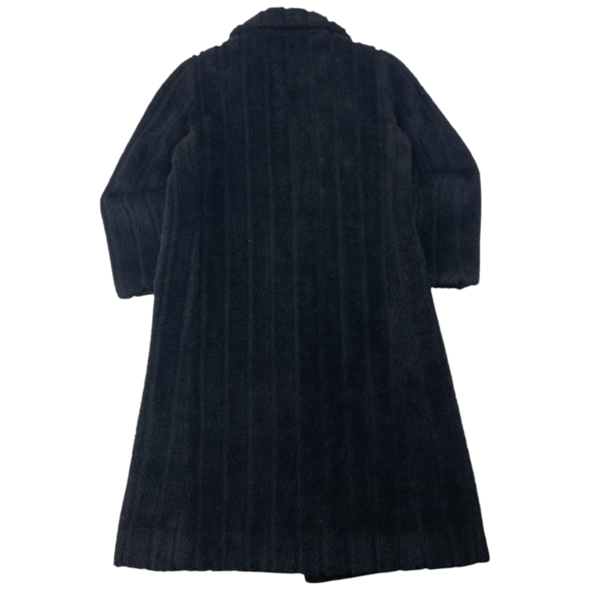 Vintage 80s Pierre Balmain Faux Fur Wool Jacket Womens Size M