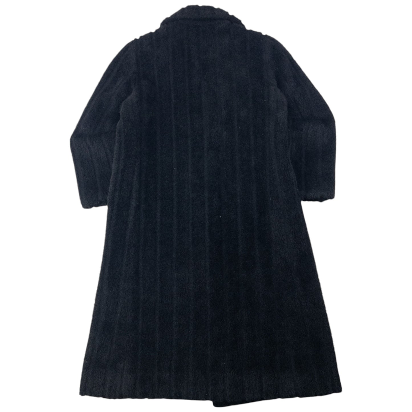 Vintage 80s Pierre Balmain Faux Fur Wool Jacket Womens Size M