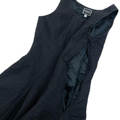 Vintage 2000s Versace Jeans Couture Pleated Dress Womens Size S