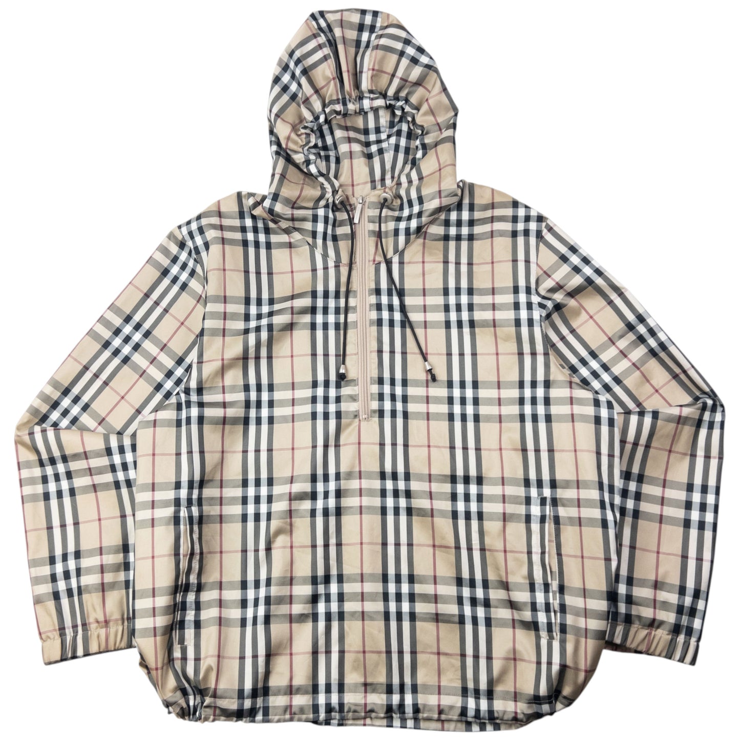 Vintage 2000s Burberry Nova Check Q Zip Jacket Size L