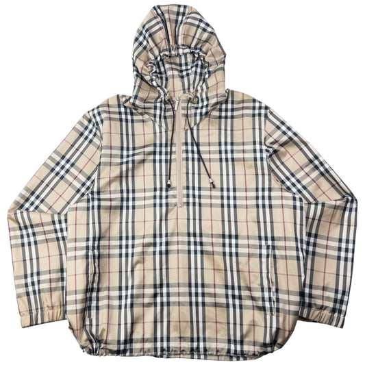 Vintage 2000s Burberry Nova Check Q Zip Jacket Size L