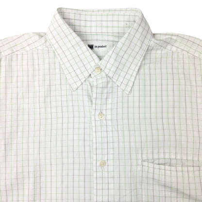 Vintage Issey Miyake Checkered Long Sleeve Button Up Shirt Size M