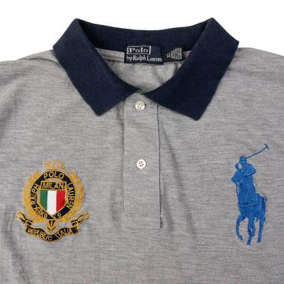 Vintage Polo Ralph Lauren Italy Long Sleeve Polo Shirt Size L