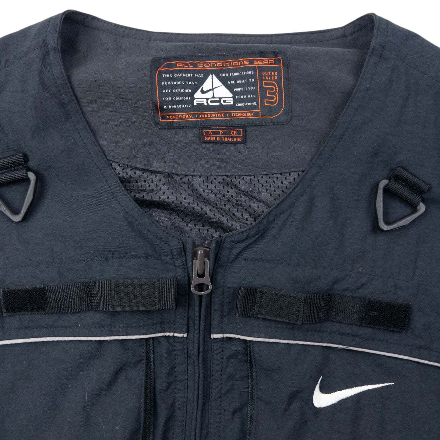 Vintage 2000s Nike ACG Cargo Vest Gilet Size S