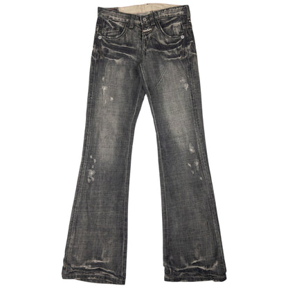 Vintage Marithe + Francois Girbaud Flared Denim Jeans Size W28