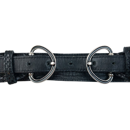 Vintage 2000s Dolce & Gabbana Leather Snakeskin Belt Size L