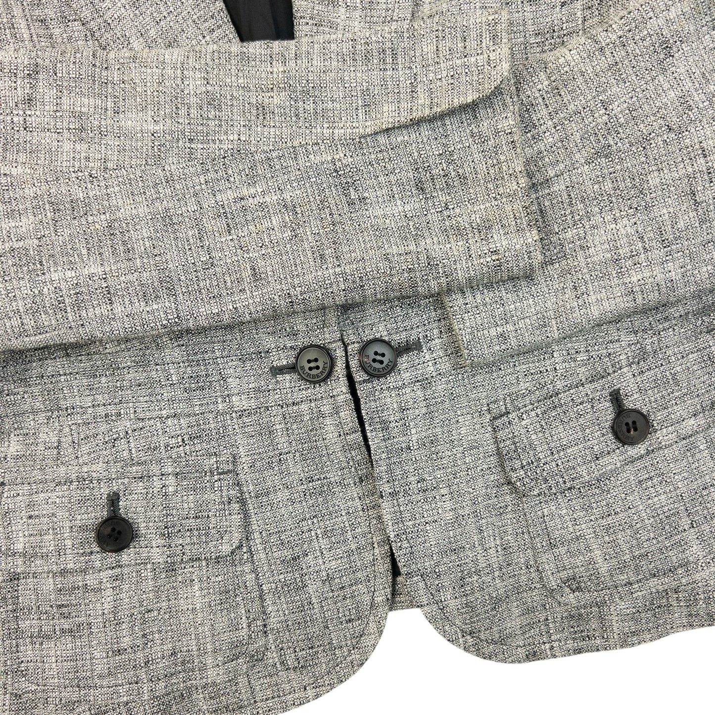 Vintage 2000s Burberry Jacket & Pleated Skirt Suit Set Womens Size M