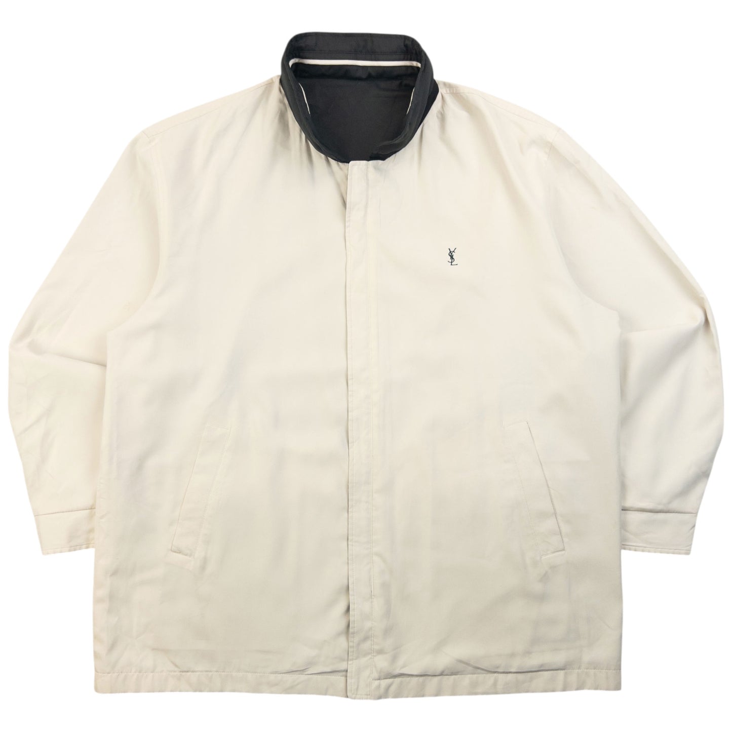 Vintage 90s YSL Yves Saint Laurent Reversible Jacket Size XL