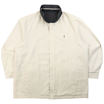 Vintage 90s YSL Yves Saint Laurent Reversible Jacket Size XL