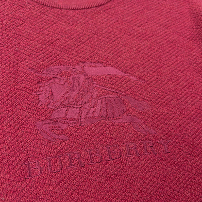 Vintage 2000s Burberry Golf Embroidered Knit Jumper Size M