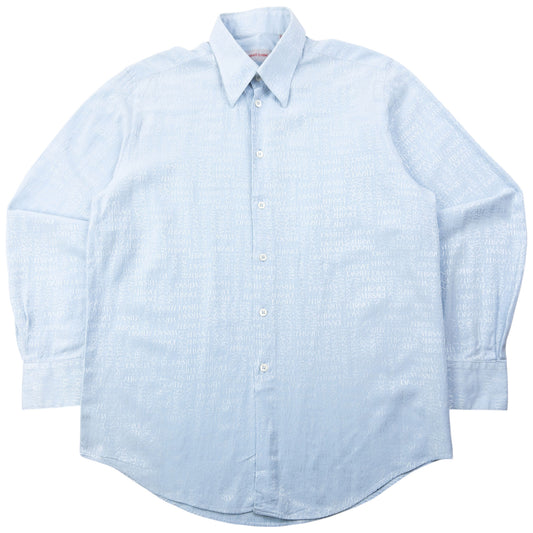 Vintage 2000s Versace Classic Monogram Long Sleeve Button Up Shirt Size M